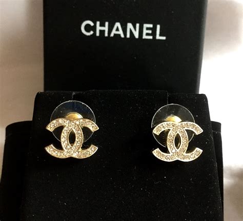 chanel classic earrings small|genuine Chanel earrings uk.